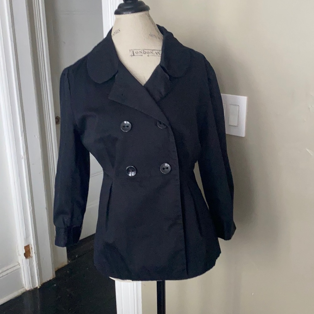 Double breasted - black jacket - M